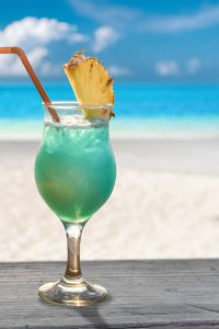 Blue Caribbean Cocktail