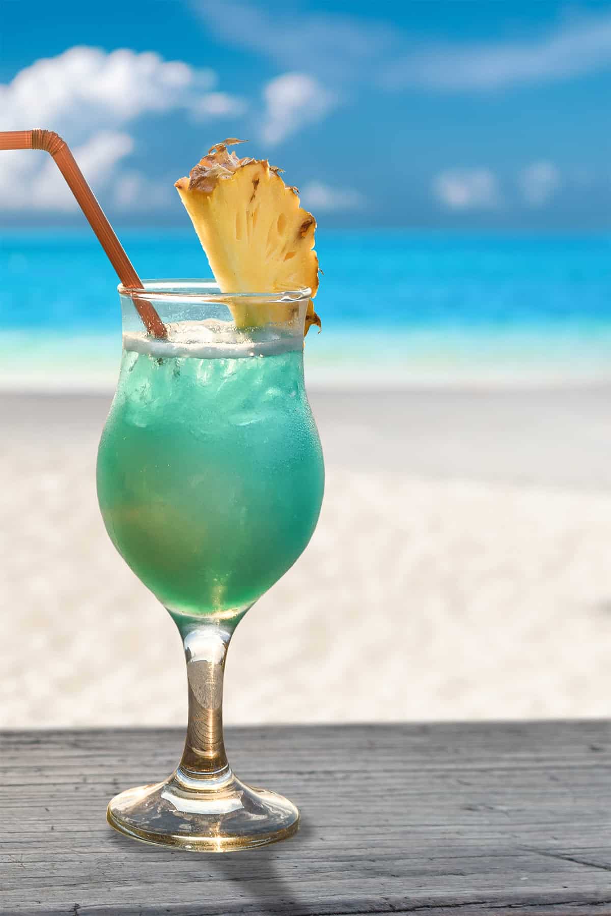 Blue Caribbean Cocktail
