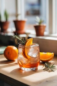 Smoky Autumn Mezcal Spritz