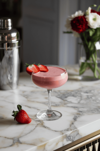 Strawberries and Cream Cocktail