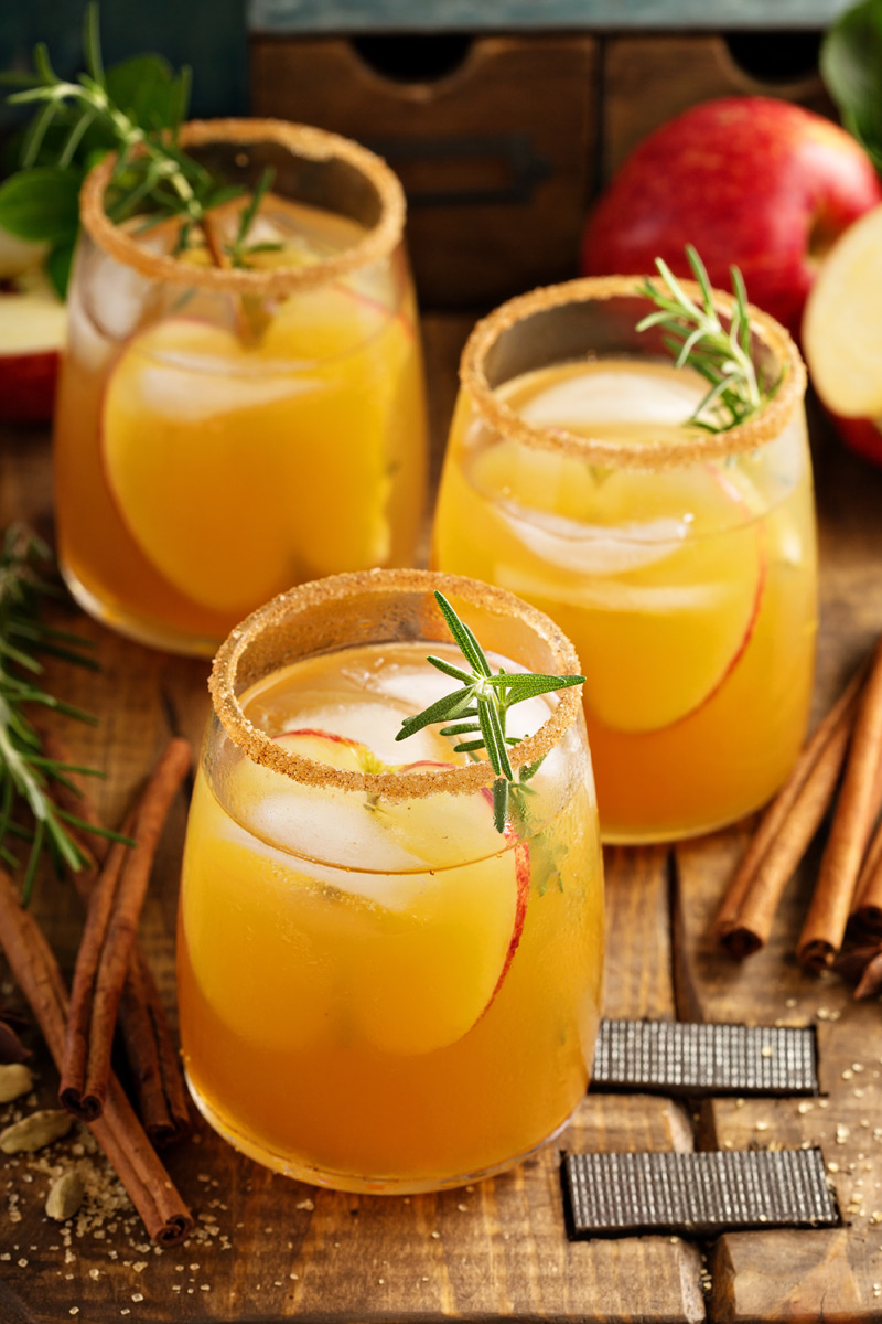 Hard Apple Cider Cocktail
